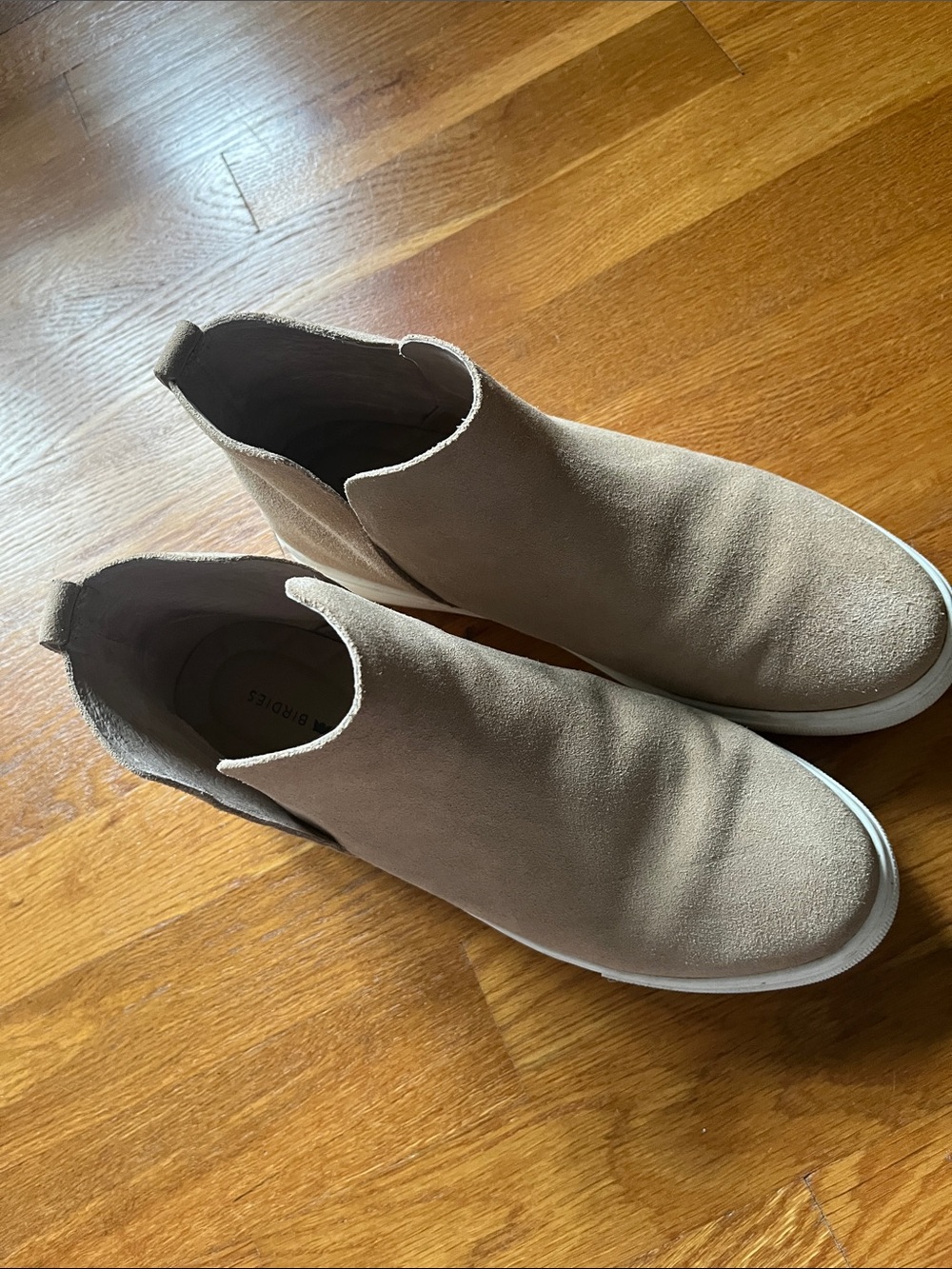 Birdies Suede Sneaker Booties